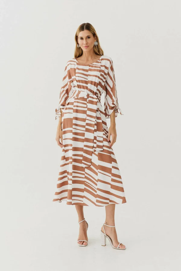 VESTIDO VISC ESTAMPADO MORCEGO - Imagem 7