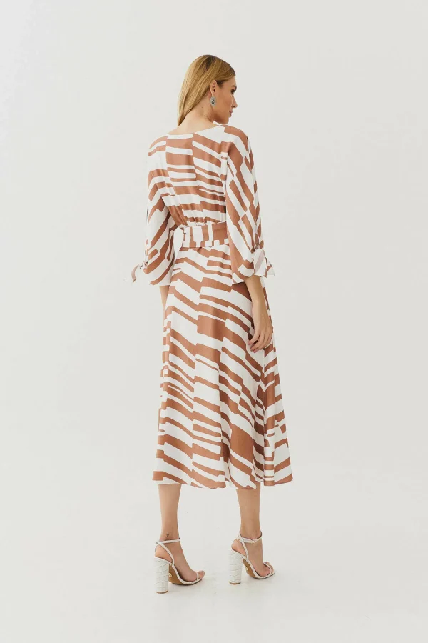 VESTIDO VISC ESTAMPADO MORCEGO - Imagem 6