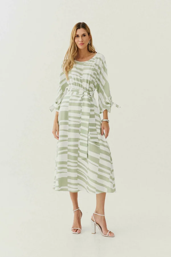 VESTIDO VISC ESTAMPADO MORCEGO - Imagem 4
