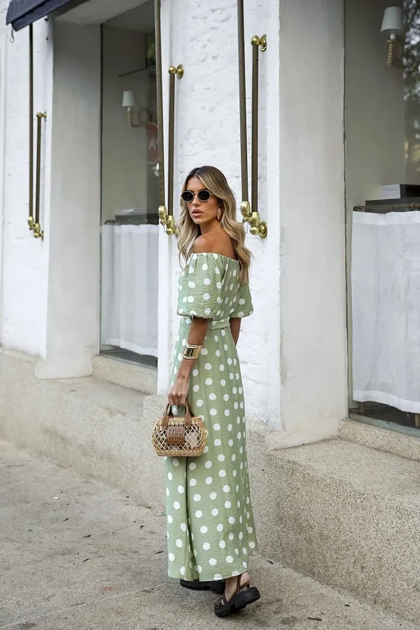 VESTIDO MIDI EST POA OMBROMG BAMBOLE - Imagem 3