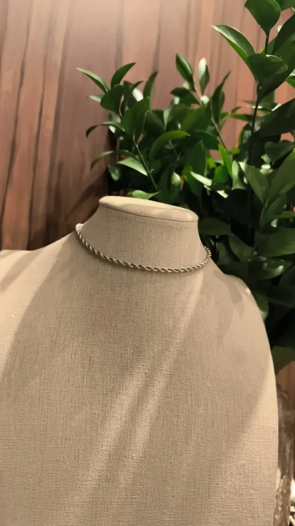 COLAR PRATA CHOCKER
