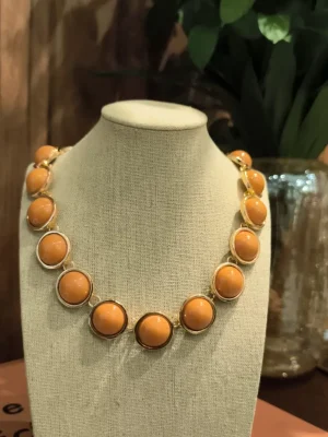 COLAR DOURADO LARANJA