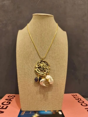 COLAR DOURADO MET MART