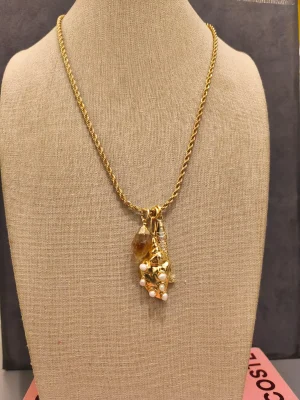 COLAR DOURADO TRANÇA