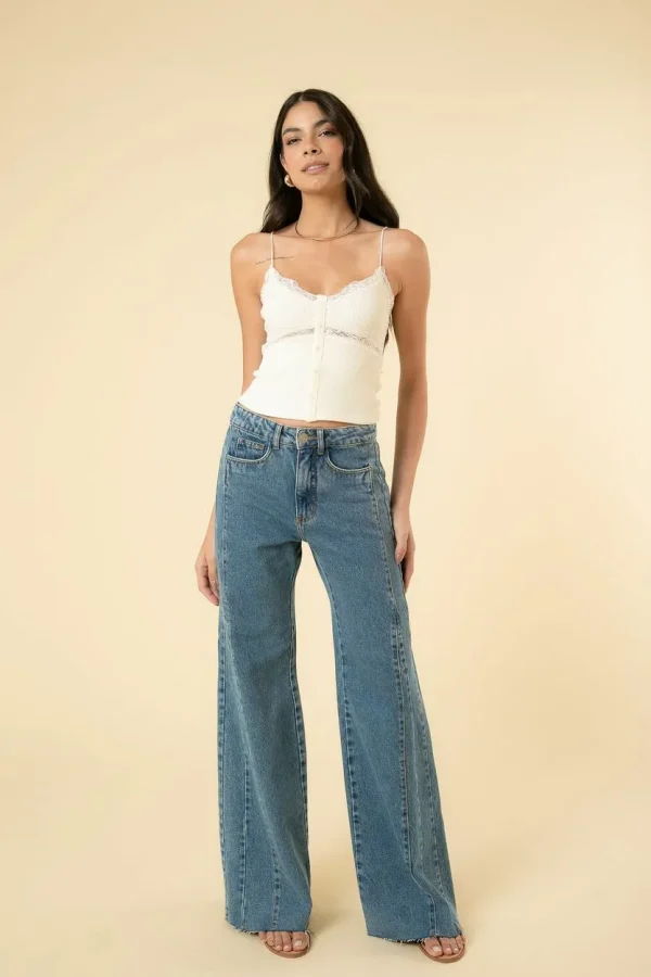 CALÇA FLARE RECORTES - Imagem 4