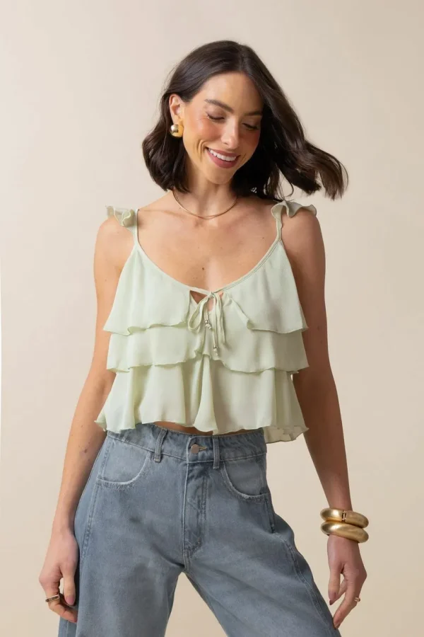 BLUSA BABADO AVA