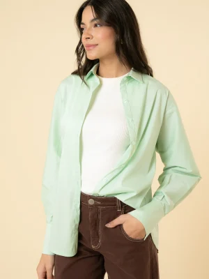 CAMISA RECORTES GRID