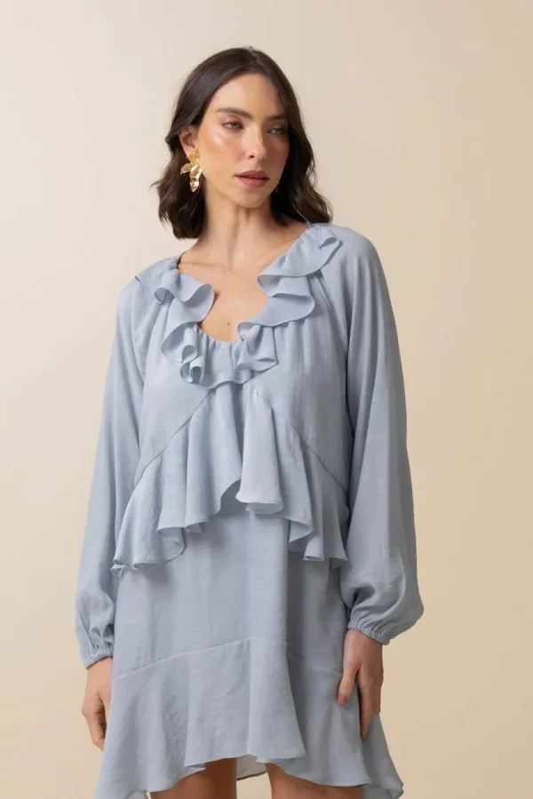 VESTIDO MANGA LONGA ORCHID