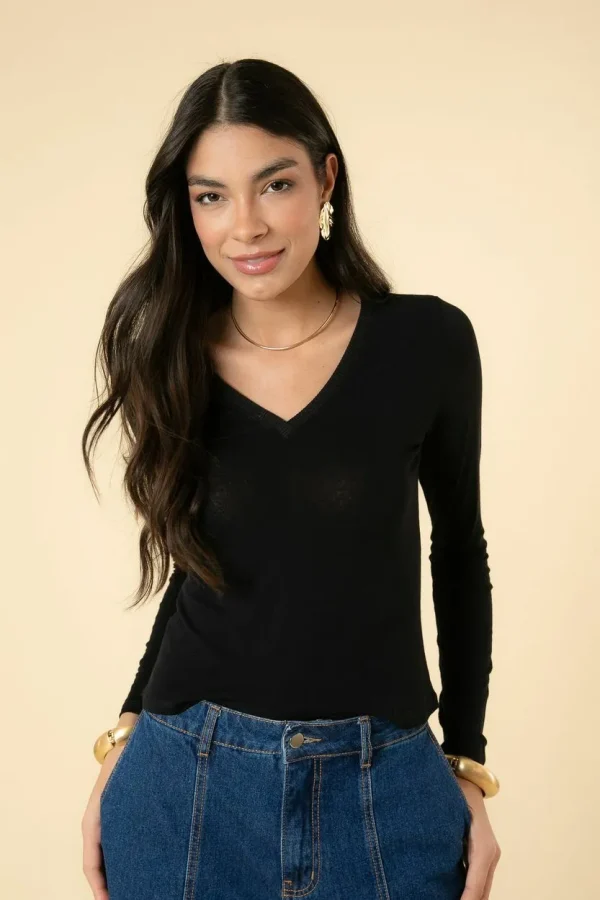 BLUSA SAFIRA PODRINHA