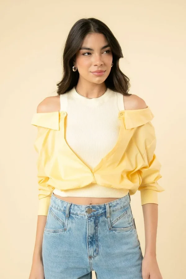 BLUSA NINA TRICOLINE