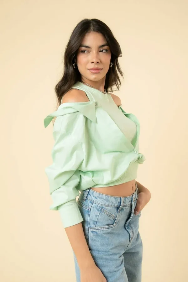 BLUSA NINA TRICOLINE - Imagem 2