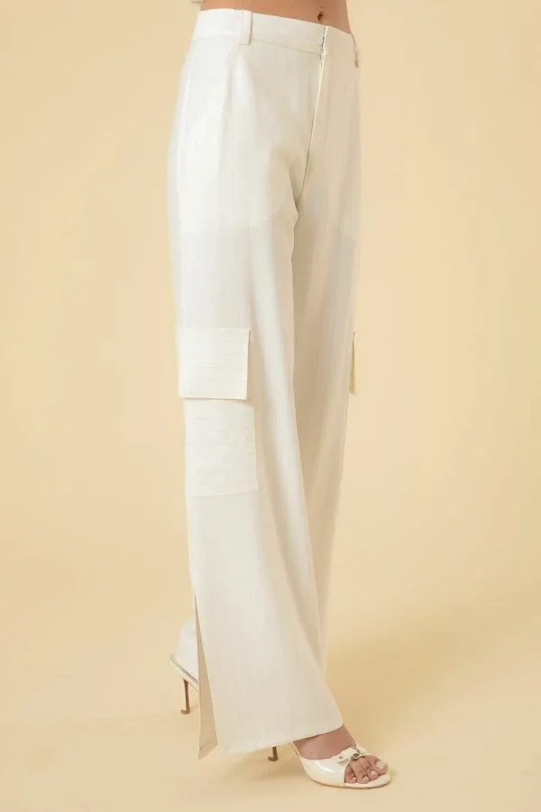 CALÇA MEL RISCA DE GIZ - Imagem 5