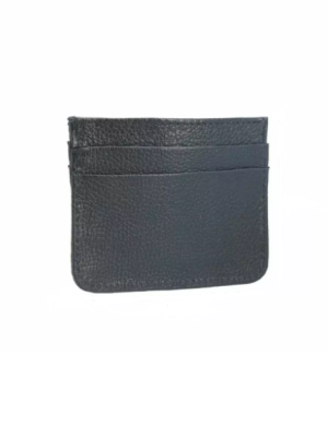 “porta cartão isabela bauarte em couro preto, design slim” “porta-cartões compacto em couro com divisórias” “acessório pequeno para cartões e cédulas”