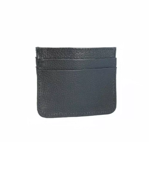 “porta cartão isabela bauarte em couro preto, design slim” “porta-cartões compacto em couro com divisórias” “acessório pequeno para cartões e cédulas”