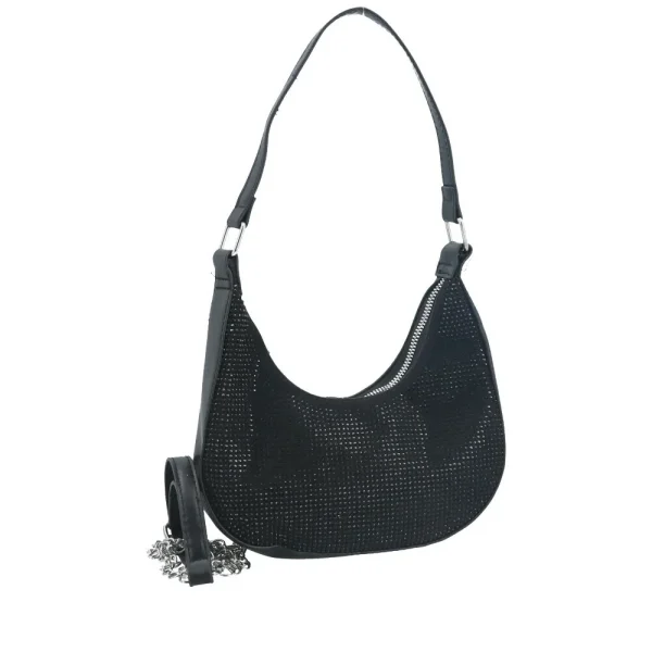“bolsa tecido eliz bauarte bege com alça de mão” “bolsa de mão feminina em tecido com zíper superior” “detalhe da alça tiracolo removível e forro em tecido”