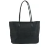 “bolsa shopper sintética branca com alças de ombro” “tote feminina em material sintético texturizado” “bolsa grande e leve para dia a dia”