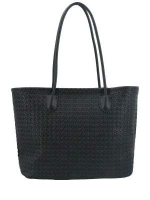 “bolsa shopper sintética branca com alças de ombro” “tote feminina em material sintético texturizado” “bolsa grande e leve para dia a dia”