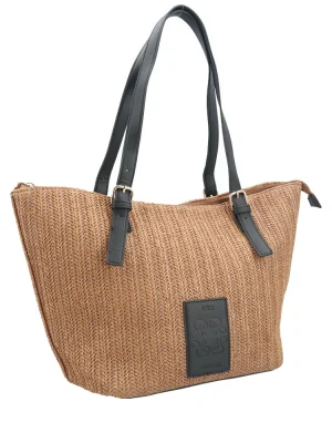 BOLSA PALHA COM FLY RAFAELLA BAUARTE