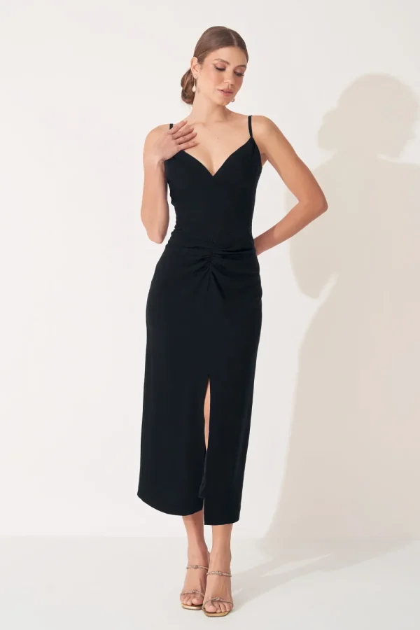 VESTIDO MIDI CACA