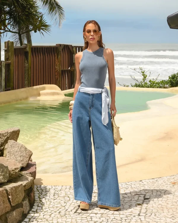 CALÇA WIDE LAG TANIA
