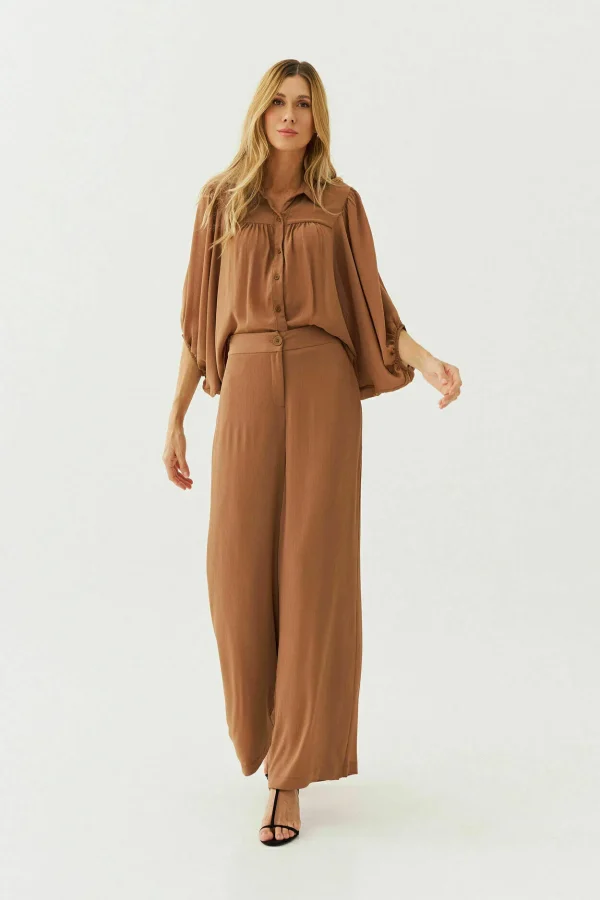 CONJUNTO CHIFFON CAMISA MORCEGO C/ CALCA PANTALONA - Imagem 3