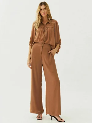 CONJUNTO CHIFFON CAMISA MORCEGO C/ CALCA PANTALONA