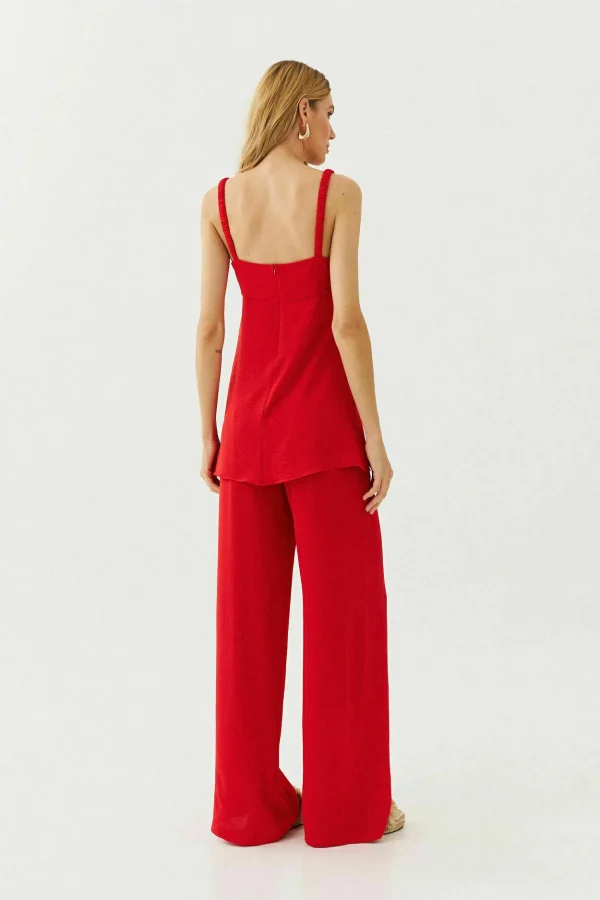 CONJUNTO CREPE CL C/VIVO COS BL ELASTICO ALCA - Imagem 6