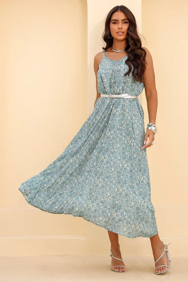 VESTIDO POÁ PREGA