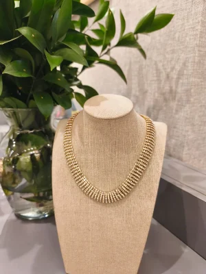 COLAR DOURADO STRASS