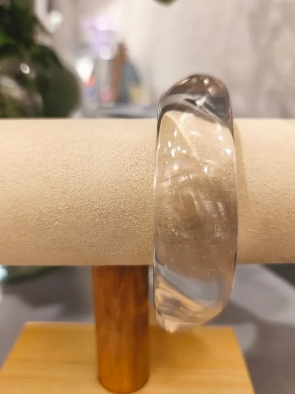 BRACELETE RESINA TRANSPARENTE - Imagem 3