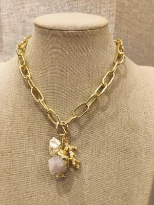 COLAR DOURADO PEROLA