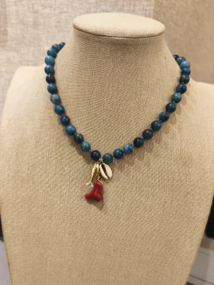 COLAR DOURADO MARINHO