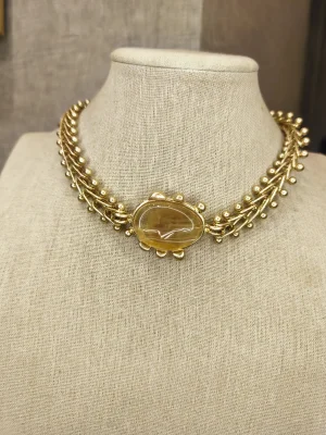 COLAR DOURADO FODCO BOLA