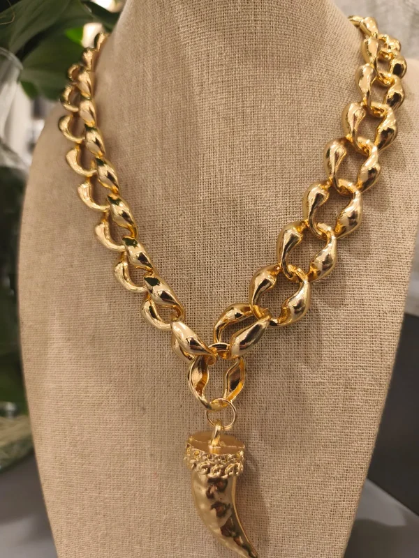 COLAR DOURADO PG MARFIM TEXT - Imagem 4