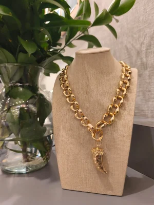 COLAR DOURADO PG MARFIM TEXT