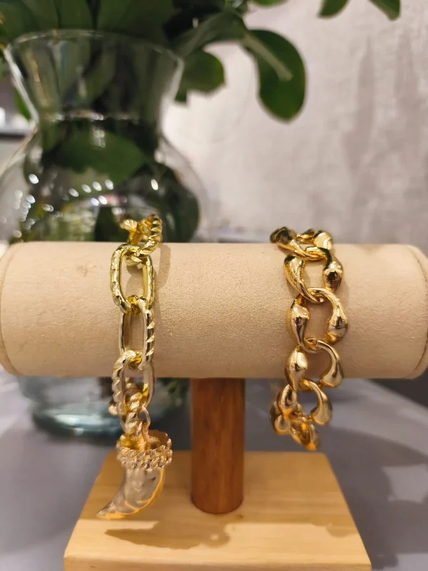 PULSEIRA DUPLA DOURADO PG - Imagem 4