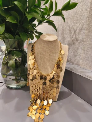 COLAR DOURADO CASCATA