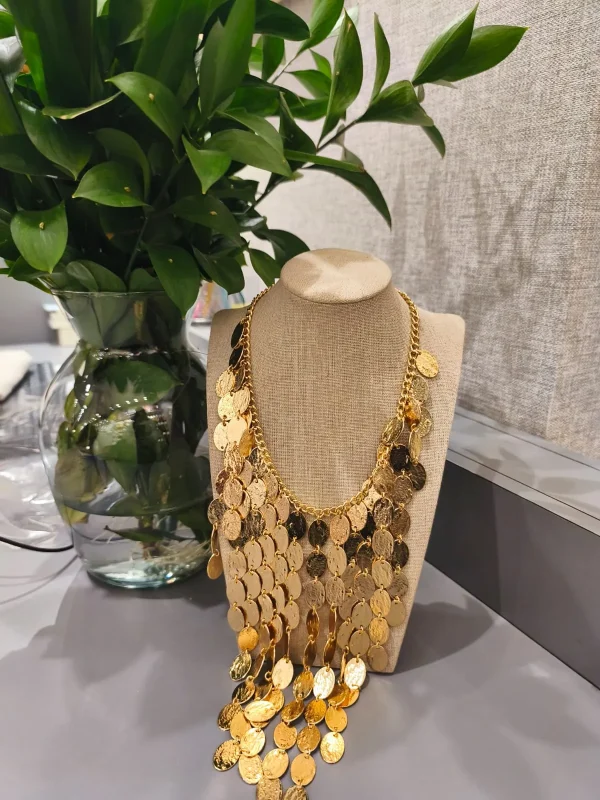 COLAR DOURADO CASCATA - Imagem 3