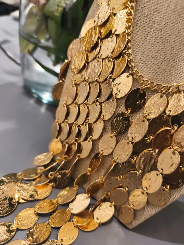 COLAR DOURADO CASCATA - Imagem 5