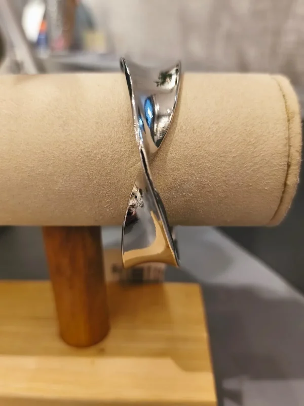 BRACELETE PRATA LISO - Imagem 4