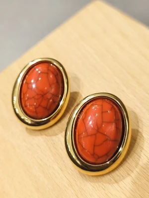 BRINCO DOURADO VERM RAJ