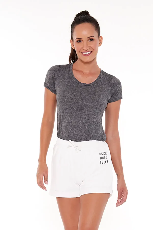 T-SHIRT SKIN FIT DECOTE REDONDO ALONGADA - Imagem 4