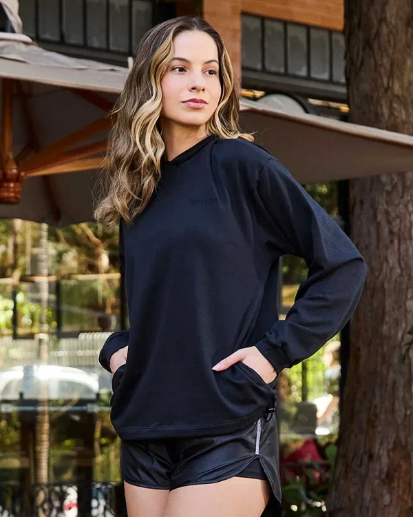 BLUSA COM CAPUZ