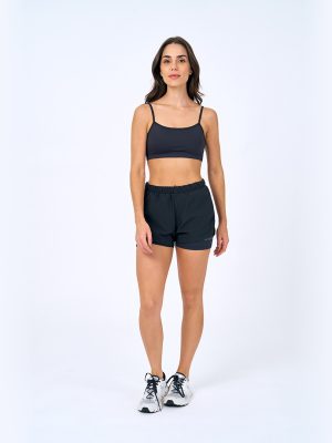 SHORTS SOBREPOSTO COM ESTAMPA