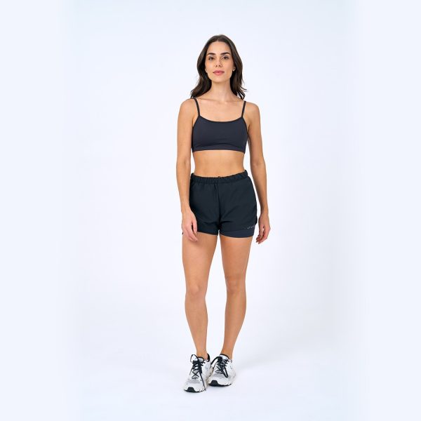 SHORTS SOBREPOSTO COM ESTAMPA