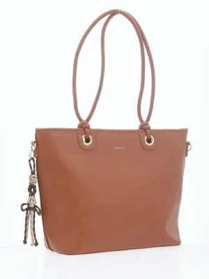 BOLSA SHOULDER COM NÓ NA ALÇA E DETALHE DE CORDA NÁUTICA