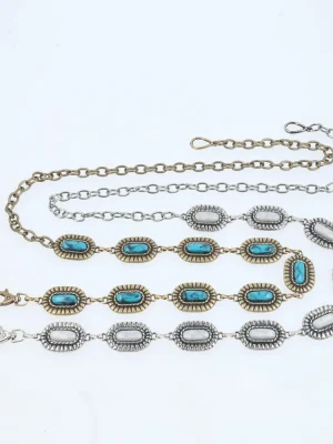 CINTO FEMININO DE CORRENTE BOHO