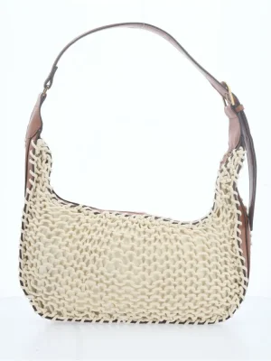 BOLSA BAGUETE TRANÇADA DE PALHA