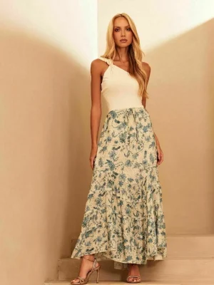 SAIA MIDI VOLANTE ESTAMPADA