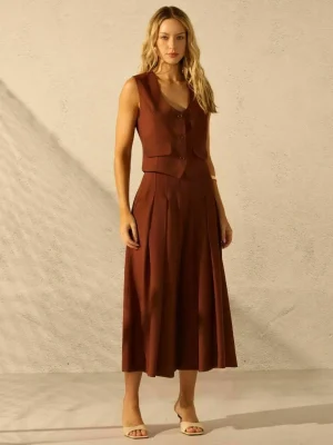 CALÇA ALFAIATARIA PANTALONA PLISSADA